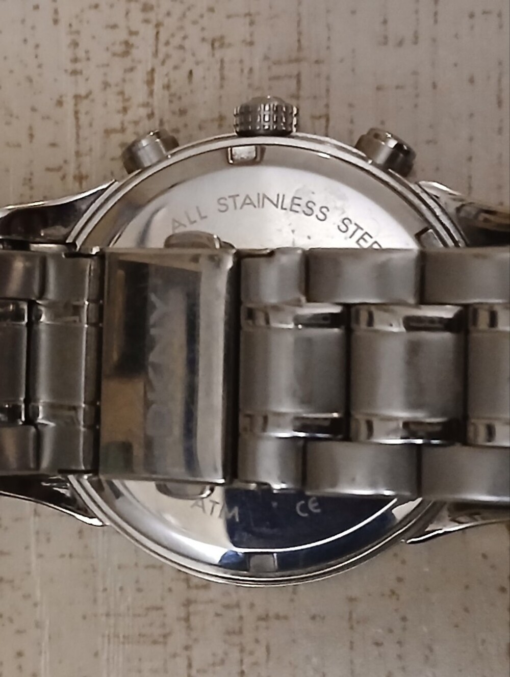 DKNY Silver Steel Vintage Chronograph Mens Watch - Picture 5 of 7